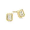 Tiny Treasures 18K Yellow Gold & Diamond Stud Earrings -Fashion Jewelry & Accessories 0400014888887 YELLOWGOLD