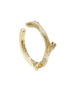 Stardust 18K Yellow Gold & Diamond Branch Ear Cuff