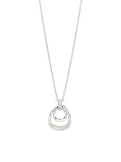 Pomellato Fantina 18K White Gold & Diamond Pendant