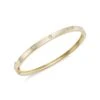 14K Yellow Gold & 0.38 TCW Diamond Bangle