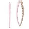 Cristina Large 18K Pink Gold, Pink Enamel & 0.92 TCW Diamond Hoop Earrings -Fashion Jewelry & Accessories 0400014942147 PINKGOLD