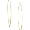 14K Yellow Gold Marquise-Shaped Hoop Earrings -Fashion Jewelry & Accessories 0400014944817 YELLOW