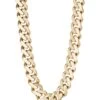 14K Yellow Gold Miami Cuban Chain Necklace