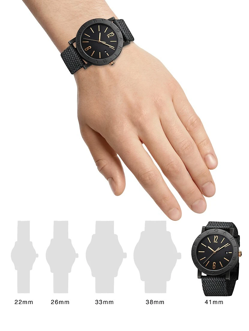 Bvlgari Bvlgari Solotempo Black Ceramic Watch 4 Bvlgari Bvlgari Solotempo Black Ceramic Watch - Image 2