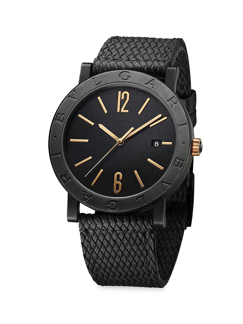 Bvlgari Bvlgari Solotempo Black Ceramic Watch 3 Bvlgari Bvlgari Solotempo Black Ceramic Watch