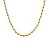Vertigo 22K-24K Gold & Sapphire Beaded Necklace -Fashion Jewelry & Accessories 0400014977684 YELLOWGOLD