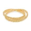 Chains 22K Goldplated Wraparound Bracelet -Fashion Jewelry & Accessories 0400015006165 GOLD