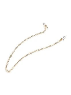 14K Gold-Plated Mask & Eyeglass Chain