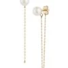 14K Yellow Gold & 6MM Cultured Freshwater Pearl Chain Drop Earrings -Fashion Jewelry & Accessories 0400015061809 PEARL