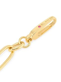 18K Gold Mixed-Link Bracelet -Fashion Jewelry & Accessories 0400015122838 A2