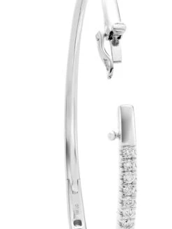 14K White Gold & 1.50 TCW Diamond Bangle 8 14K White Gold & 1.50 TCW Diamond Bangle -Fashion Jewelry & Accessories 0400015135057 A2