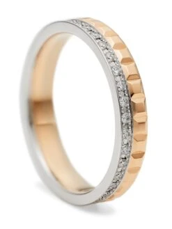Boucheron Quatre 18K Rose Gold & Diamond Wedding Band -Fashion Jewelry & Accessories 0400015194866 A3
