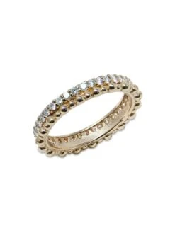 Dew Drop 14K & Diamonds Eternity Band Ring