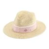 Maison Michel Henrietta Natural Straw Hat -Fashion Jewelry & Accessories 0400015263532 NATURALPINK