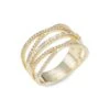 14K Yellow Gold & 0.45 TCW Diamond Stacked Ring -Fashion Jewelry & Accessories 0400015275042 YELLOWGOLD