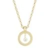 Baby O 18K Yellow Gold & Diamond Pendant Necklace -Fashion Jewelry & Accessories 0400015334439 GOLD