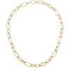 14K Yellow Gold Oval-Link Chain Necklace -Fashion Jewelry & Accessories 0400015344381 YELLOW