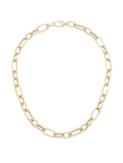 14K Yellow Gold Oval-Link Chain Necklace