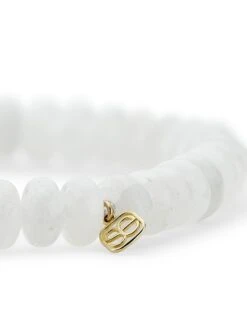 14K Yellow Gold, Rainbow Moonstone, & Diamond Hamsa-Charm Bracelet 8 14K Yellow Gold, Rainbow Moonstone, & Diamond Hamsa-Charm Bracelet -Fashion Jewelry & Accessories 0400015345973 A2