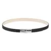 Longchamp Roseau Leather Ladies' Belt -Fashion Jewelry & Accessories 0400015470144 BLACK