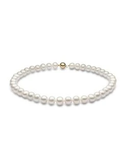 14K Yellow Gold & 9.5-10MM Cultured Freshwater Pearl Necklace