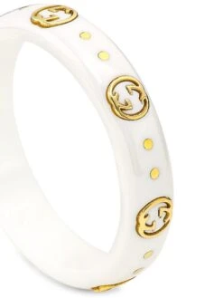 Gucci Icon Ring With Interlocking G 9 Gucci Icon Ring With Interlocking G -Fashion Jewelry & Accessories 0400015541216 WHITE A3