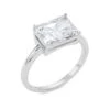 Elevate Rhodium-Plated Cubic Zirconia Ring -Fashion Jewelry & Accessories 0400015583071 SILVER