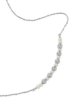 Debut Platinum & Freshwater Pearl Pendant Necklace -Fashion Jewelry & Accessories 0400015588689 A3