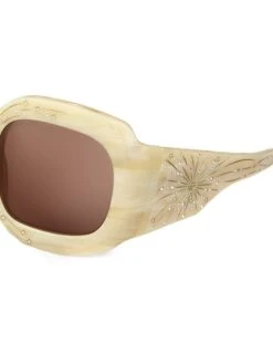 Gucci 48MM Square Sunglasses -Fashion Jewelry & Accessories 0400015606568 BEIGE A2