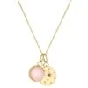 14K-18K Yellow Gold & Multi-Gemstone Double-Pendant Necklace -Fashion Jewelry & Accessories 0400015724390 NOCOLOR