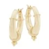 Classic 18K Gold Hellenistic Hoop Earrings -Fashion Jewelry & Accessories 0400015871309 YELLOWGOLD