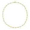 Classic 18K Gold Small River Chain Necklace 1 Classic 18K Gold Small River Chain Necklace -Fashion Jewelry & Accessories 0400015871345 GOLD