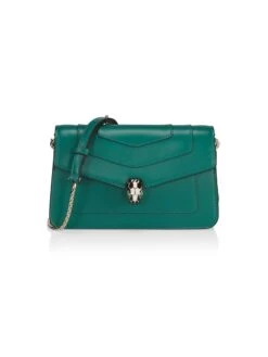 Bvlgari Serpenti Forever Leather Wallet-On-Chain