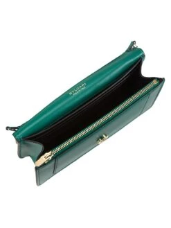 Bvlgari Serpenti Forever Leather Wallet-On-Chain -Fashion Jewelry & Accessories 0400015888043 GREEN A2
