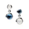 Bouton 2 18K White Gold & Multi-Gemstone Drop Earrings -Fashion Jewelry & Accessories 0400015929389 NOCOLOR