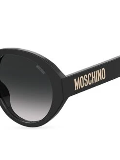 MOSCHINO 53MM Round Sunglasses -Fashion Jewelry & Accessories 0400016070781 BLACK A2