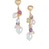 Paradise 18K Yellow Gold & Mixed-Gemstone Drop Earrings 2 Paradise 18K Yellow Gold & Mixed-Gemstone Drop Earrings -Fashion Jewelry & Accessories 0400016097503 NOCOLOR