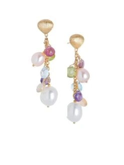 Paradise 18K Yellow Gold & Mixed-Gemstone Drop Earrings