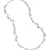 Paradise Pearl 18K Gold, Pearl & Gemstone Hand-Engraved Long Necklace -Fashion Jewelry & Accessories 0400016098207 MULTI