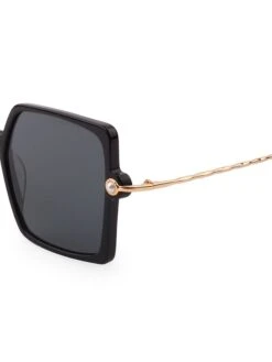 Moxie Acetate, 18K Gold-Plated & Faux Pearl Sunglasses 7 Moxie Acetate, 18K Gold-Plated & Faux Pearl Sunglasses -Fashion Jewelry & Accessories 0400016140789 BLACK A2