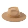 The Mirage Wool Fedora -Fashion Jewelry & Accessories 0400016200784 CARAMEL