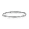 18K White Gold & Diamond Line Bracelet -Fashion Jewelry & Accessories 0400016211246 NOCOLOR