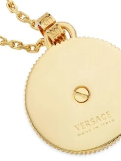 Versace Medusa Biggie Goldtone Pendant Necklace -Fashion Jewelry & Accessories 0400016279581 GOLD A2