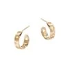 Malibu 14K Yellow Gold Chain Huggie Hoop Earrings -Fashion Jewelry & Accessories 0400016288731 YELLOWGOLD