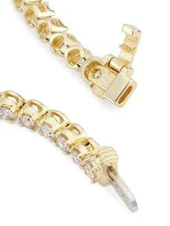 14K Yellow Gold & 3 TCW Diamond Tennis Bracelet 8 14K Yellow Gold & 3 TCW Diamond Tennis Bracelet -Fashion Jewelry & Accessories 0400016314272 A2