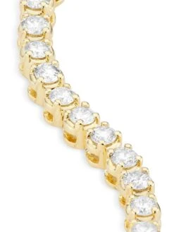 14K Yellow Gold & 3 TCW Diamond Tennis Bracelet 9 14K Yellow Gold & 3 TCW Diamond Tennis Bracelet -Fashion Jewelry & Accessories 0400016314272 A3