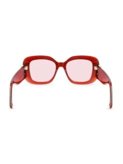 Lanvin Mother & Child 53MM Square Sunglasses -Fashion Jewelry & Accessories 0400016354448 DEEPRED A4