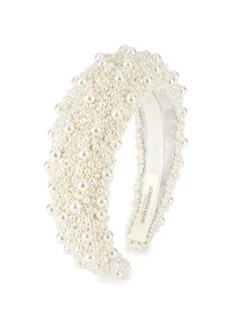 Marjeta Faux Pearl Embellished Headband