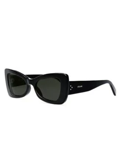 Celine Bold 3 Dots 54MM Butterfly Sunglasses -Fashion Jewelry & Accessories 0400016433179 BLACK A1