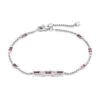 Gucci Link To Love 18K White Gold & Rubellite Bar Charm Bracelet 1 Gucci Link To Love 18K White Gold & Rubellite Bar Charm Bracelet -Fashion Jewelry & Accessories 0400016504579 WHITE